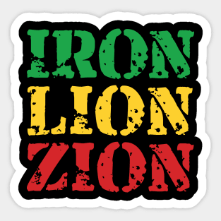 Iron Lion Zion Sticker